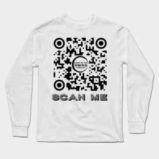 QR Bring On The Weird Podcast - Scan Me Long Sleeve T-Shirt